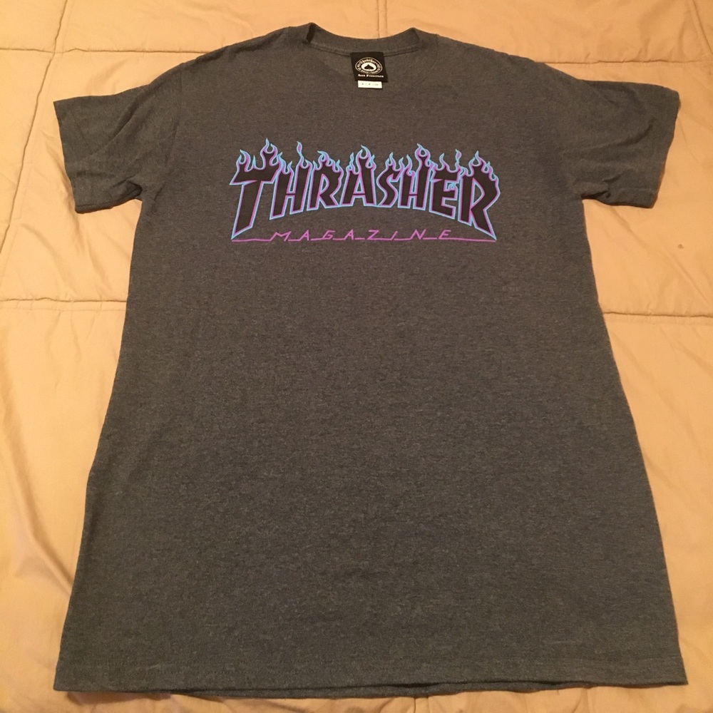 Thrasher gray t-shirt